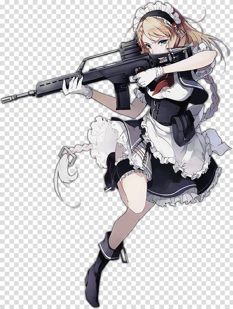 Girls\' Frontline Heckler & Koch G36 9A-91 Heckler & Koch UMP Battle rifle, girls frontline ak 12 transparent background PNG clipart