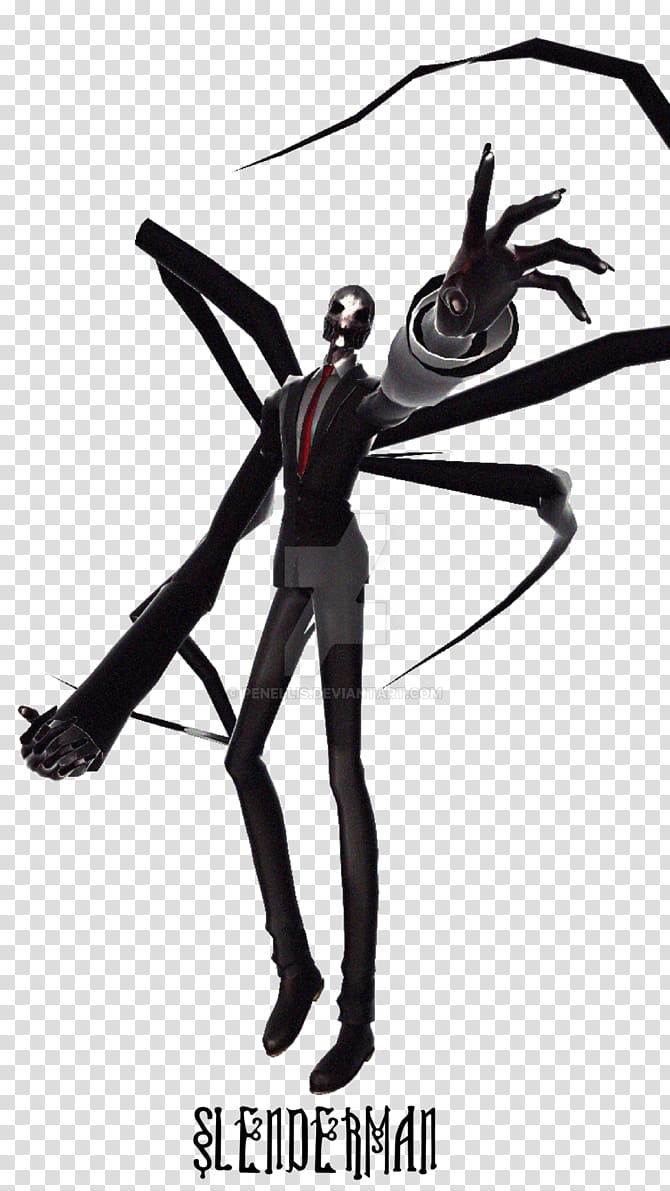 Slenderman Slender: The Eight Pages Five Nights at Freddy's: Sister Location Five Nights at Freddy's 2 Art, Silhouette transparent background PNG clipart