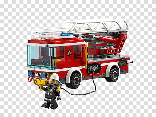 Fire engine Lego Star Wars Toy block, lego Fire Truck transparent background PNG clipart