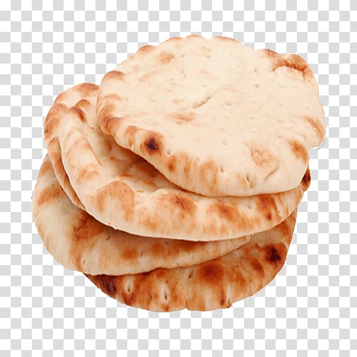 Pita Naan Roti Kulcha Indian cuisine, bread transparent background PNG clipart