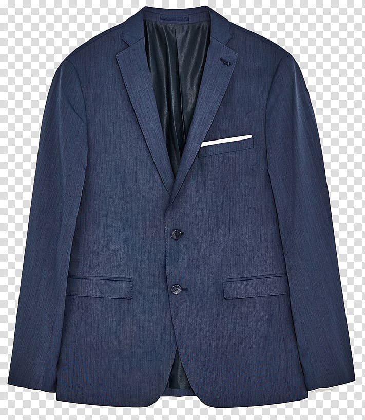 Blazer Jacket Formal wear Blue Outerwear, blazer transparent background ...