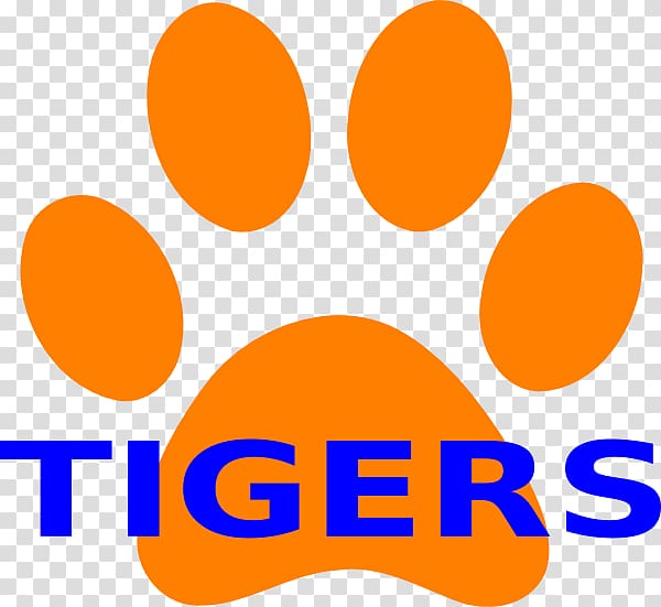 Tiger Clemson University Paw , How To Draw A Tiger Paw Print transparent background PNG clipart