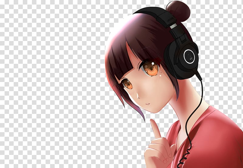 Headphones Microphone Audio-Technica ATH-M40x AUDIO-TECHNICA CORPORATION Audio-Technica ATH-M50, girl wearing a headband transparent background PNG clipart