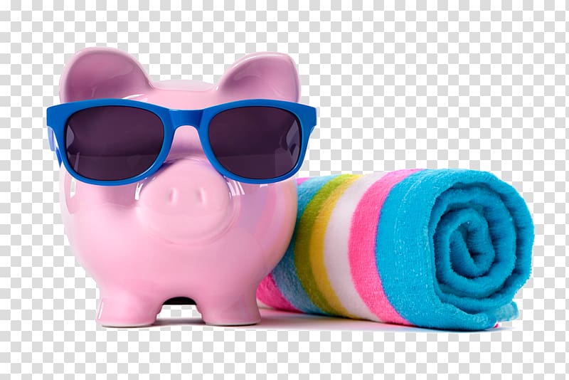 Tortuga Bay Beach Vacation Saving Hotel, Pink piggy bank transparent background PNG clipart