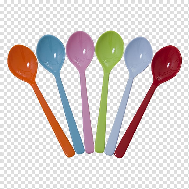 Melamine Spoon Rice Color Bowl, spoon transparent background PNG clipart