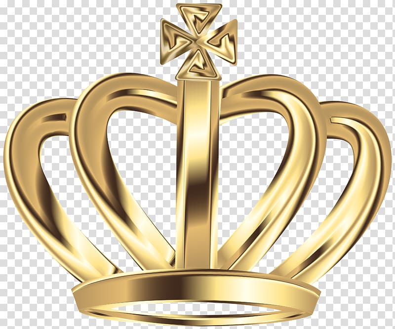 gold-colored crown , Crown Scalable Graphics , Gold Deco Crown transparent background PNG clipart