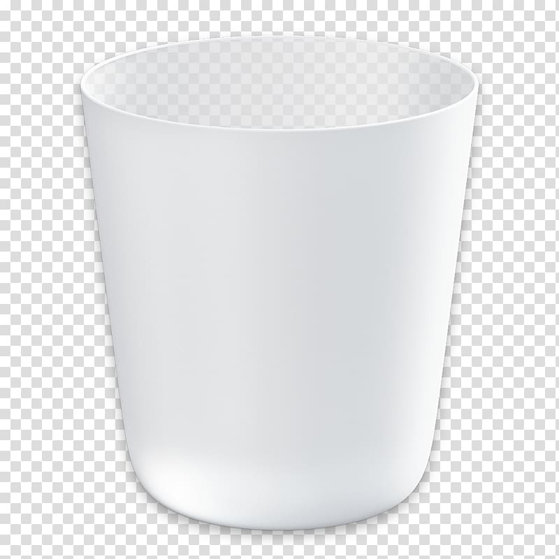 white bucket illustration, Trash Computer Icons OS X Yosemite, trash can transparent background PNG clipart