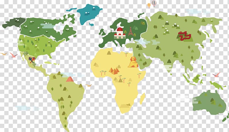 World map Blank map Wall decal, annual reports transparent background PNG clipart