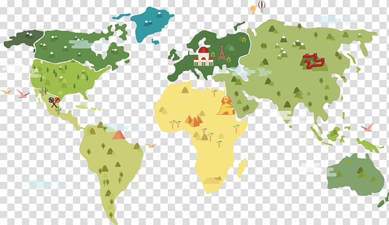World map, world map transparent background PNG clipart