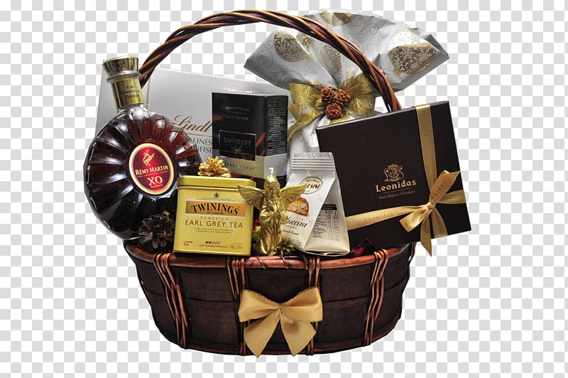 Food Gift Baskets Liqueur Hamper, gift transparent background PNG clipart