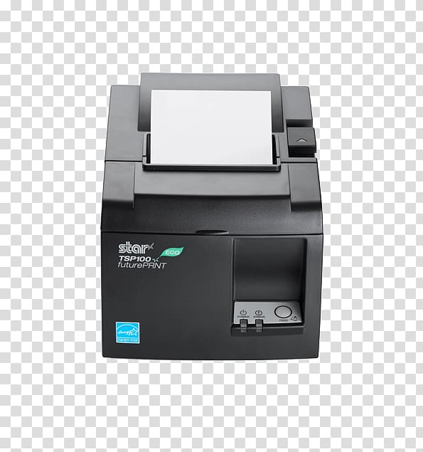 Point of sale Printer Printing Star Micronics TSP100ECO, printer transparent background PNG clipart