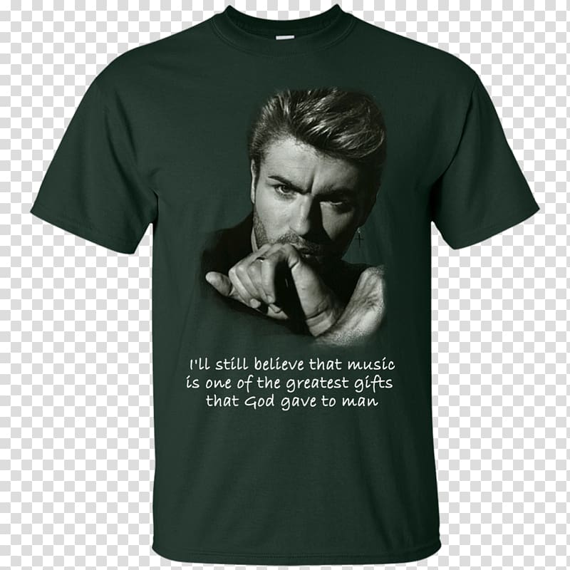 T-shirt Hoodie Sleeve Clothing, george michael transparent background PNG clipart