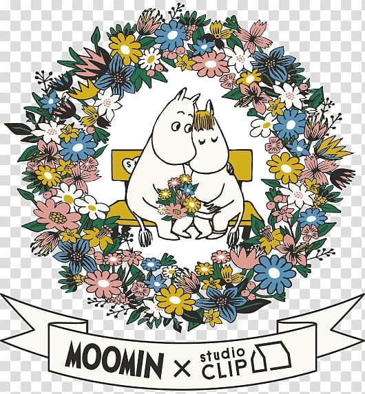 Stinky Moomins Floral design Art, Moomin transparent background PNG clipart