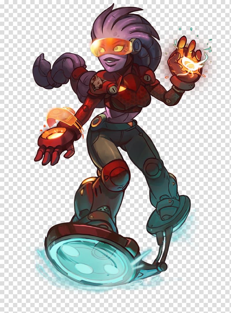 Awesomenauts Marty McFly Character Ronimo Games TV Tropes, Cyborg transparent background PNG clipart