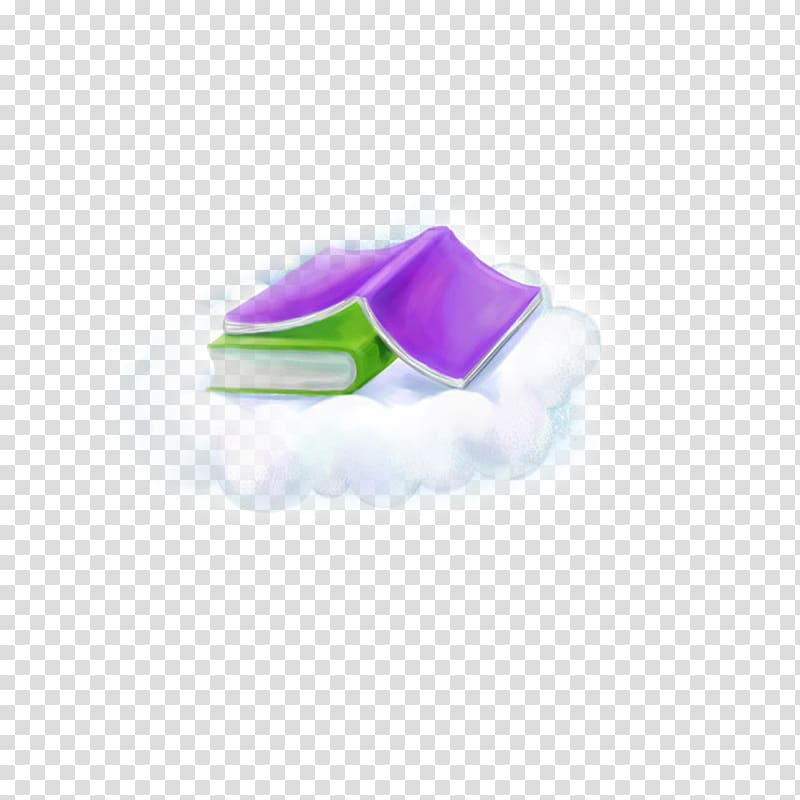 Plastic Purple Angle, Cartoon books transparent background PNG clipart