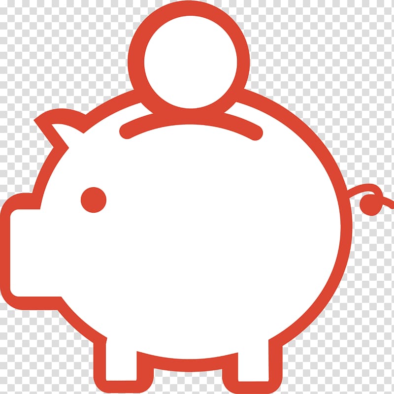 Piggy bank Saving Money Coin, bank transparent background PNG clipart