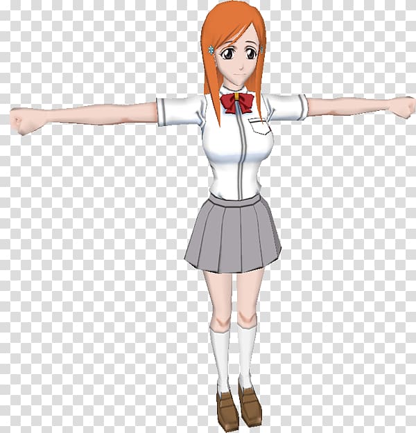 Orihime Inoue Bleach, Season 1 Anime Animated film, school uniform transparent background PNG clipart