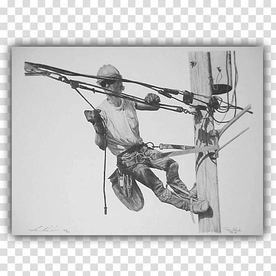 Drawing White /m/02csf Lineworker, novak transparent background PNG clipart