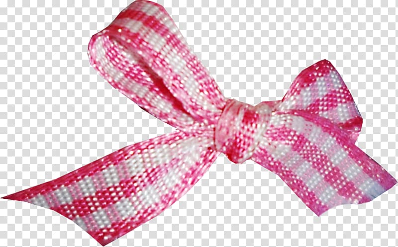 Bow tie Pink Textile, Pretty pink bow cloth transparent background PNG clipart