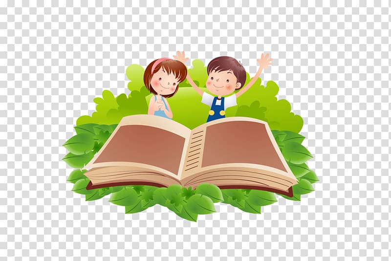 Reading Book , School children transparent background PNG clipart