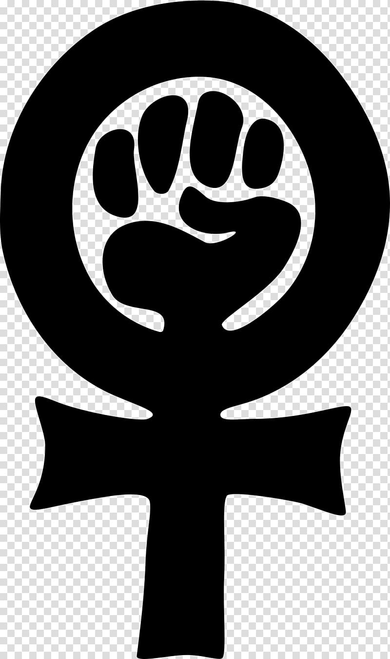 Feminism Raised fist Woman Feminist movement, cancer symbol transparent