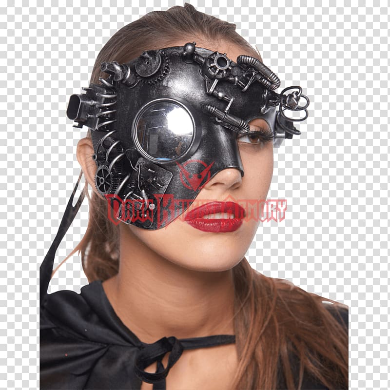 Mask Masque, monocle steampunk transparent background PNG clipart