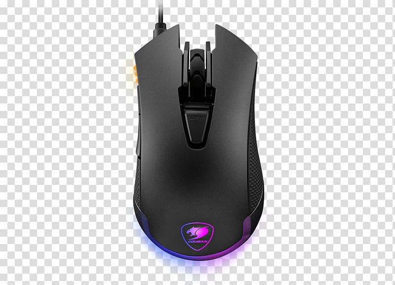 Computer mouse Razer Inc. Gamer COUGAR Revenger 12000 DPI High Performance RGB Pro PFS Gaming Mouse, Computer Mouse transparent background PNG clipart