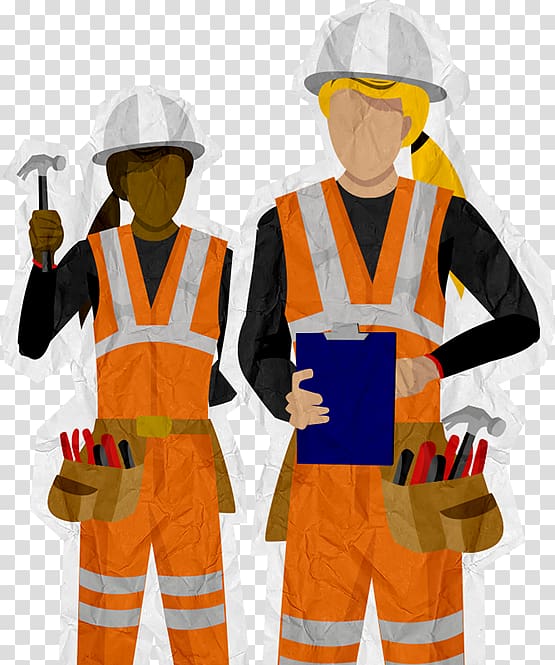 Construction worker Architectural engineering Female Industry, Heat stress transparent background PNG clipart