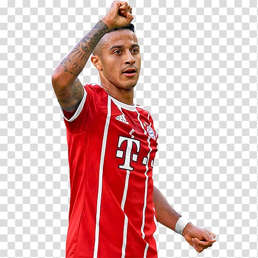 Thiago Alcántara FIFA 18 FC Bayern Munich FIFA 16 Jersey, football transparent background PNG clipart