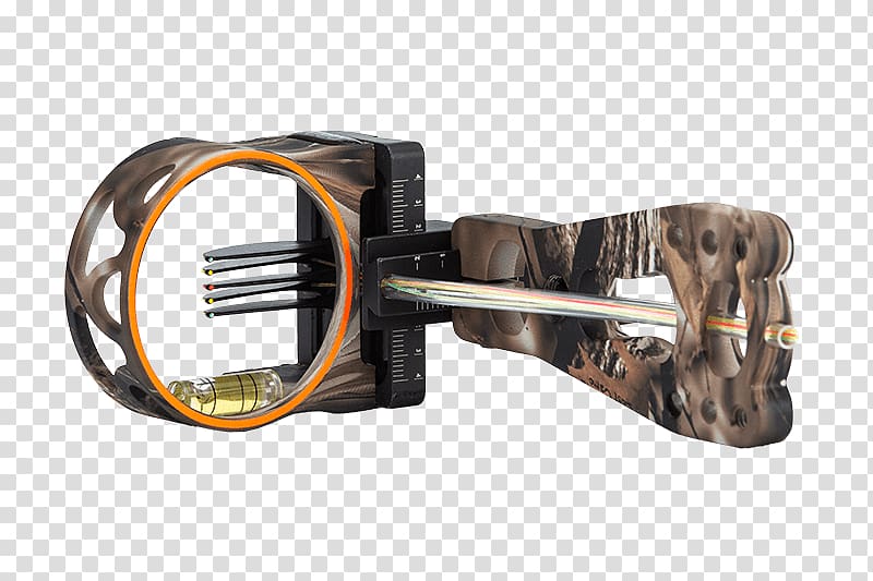 Sight Archery Bowhunting Bow and arrow, round Smoke transparent background PNG clipart