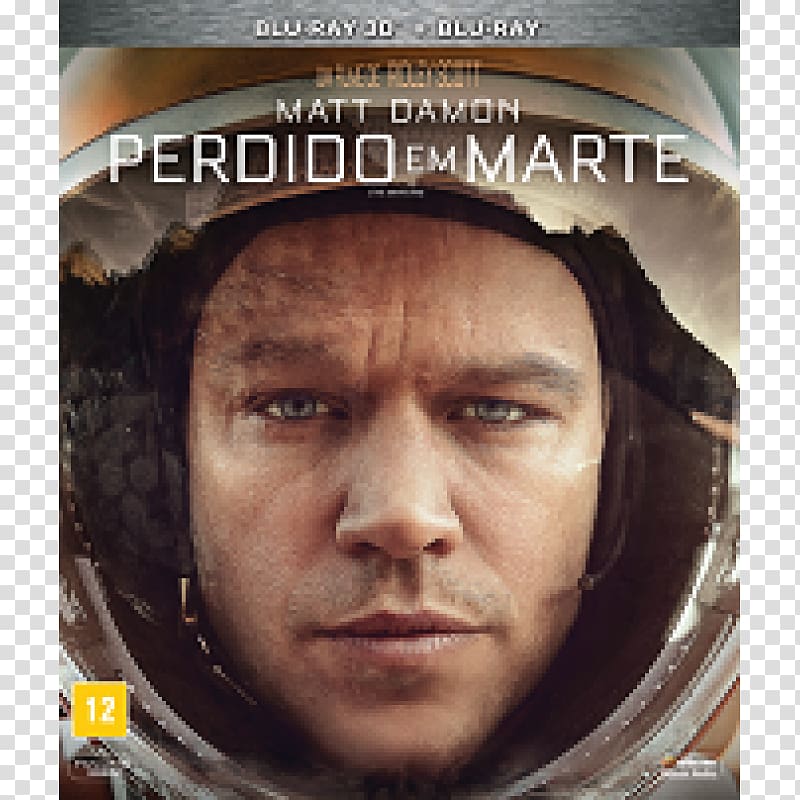 The Martian Blu-ray disc Mark Watney Ultra HD Blu-ray Matt Damon, dvd transparent background PNG clipart