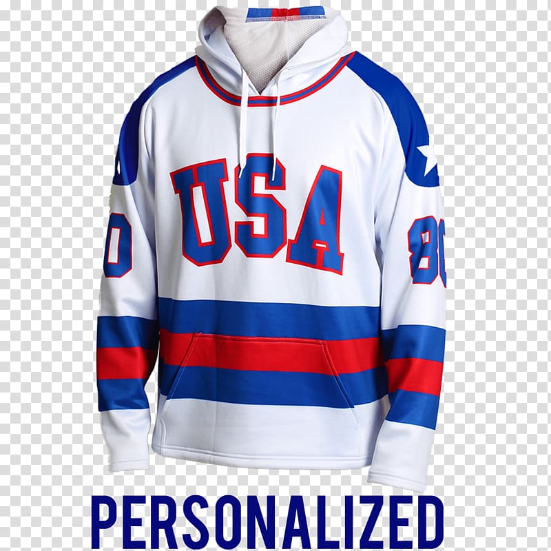 Miracle on Ice United States National Men\'s Hockey Team Hoodie 1980 Winter Olympics National Hockey League, Hooddy Sports transparent background PNG clipart