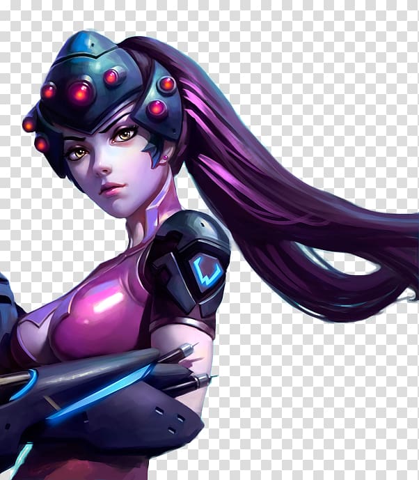 Sakimichan Overwatch Widowmaker Tracer D.Va, maker transparent background PNG clipart