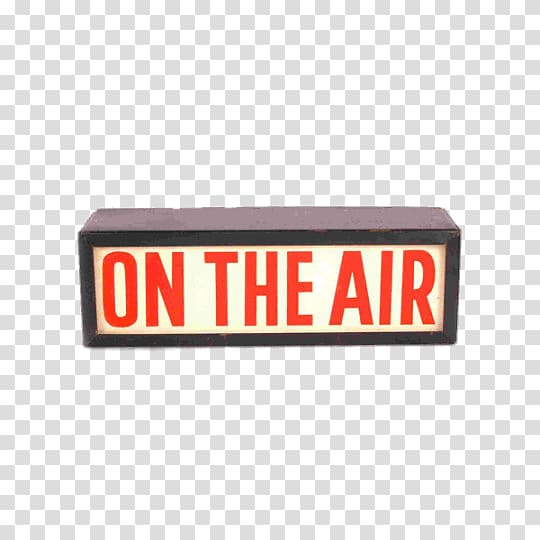 on the air signage, On the Air Sign transparent background PNG clipart