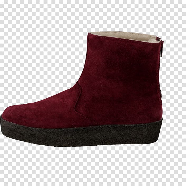 Snow boot Suede Shoe Maroon, QVC Clarks Shoes for Women transparent background PNG clipart