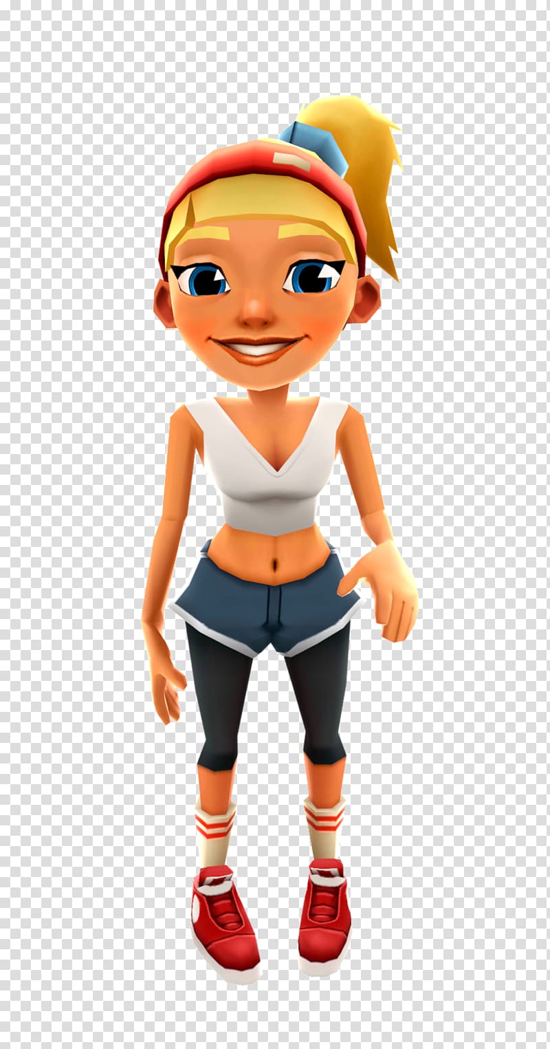 Subway Surfers Game transparent background PNG cliparts free download