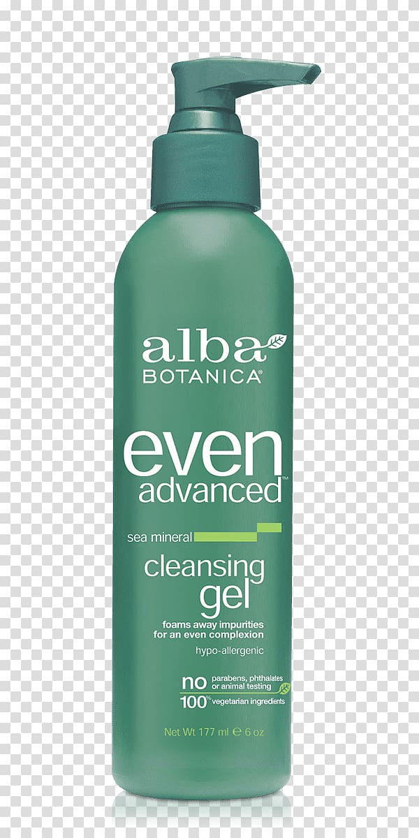 Alba Botanica hawaiian facial cleanser Mineral Peter Thomas Roth Anti-Aging Cleansing Gel, Sea minerals transparent background PNG clipart