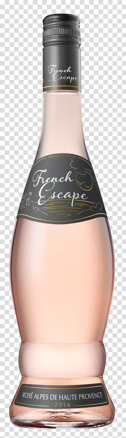 Rosé Red Wine Provence Champagne, french wine grapes transparent background PNG clipart