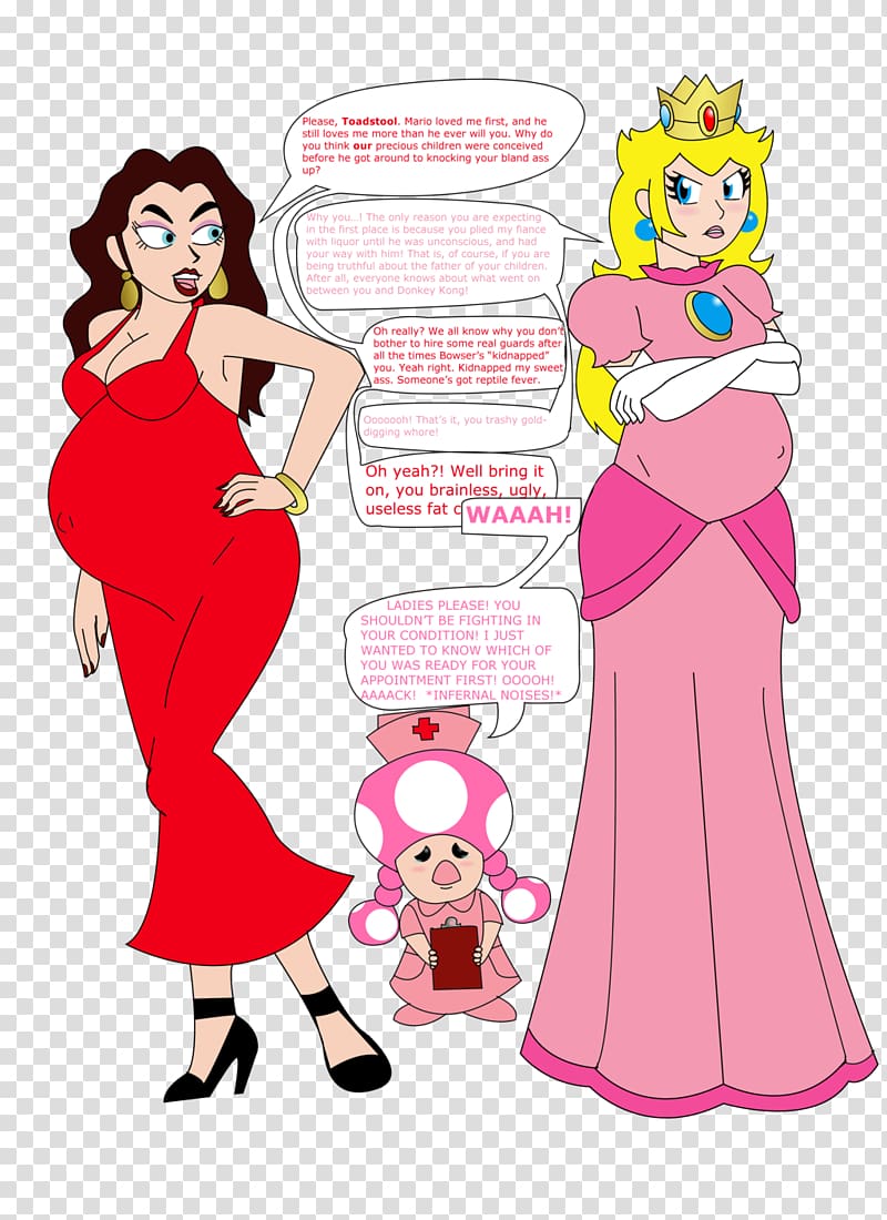 Dr. Mario Princess Peach Rosalina Pauline, pregnant woman transparent background PNG clipart