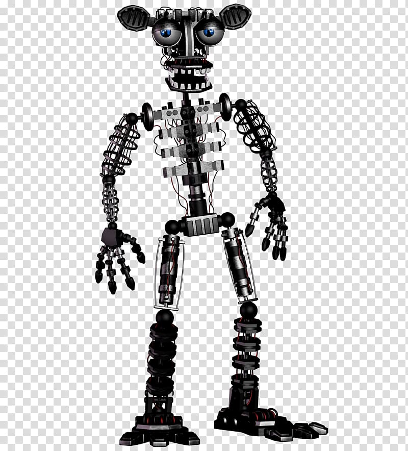 Five Nights at Freddy\'s 2 Endoskeleton Terminator Robot, Skeleton transparent background PNG clipart