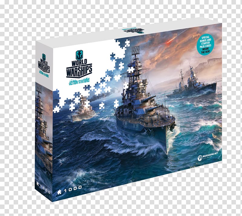 Jigsaw Puzzles World of Warships World of Tanks Battleship, Ship transparent background PNG clipart