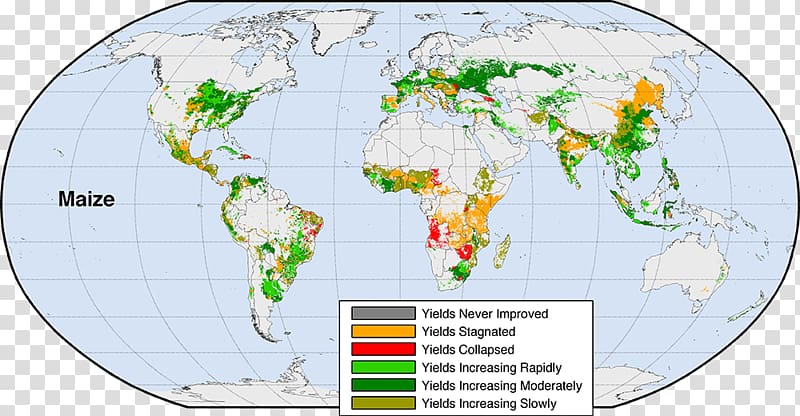 Green Revolution Map Maize Crop yield, map transparent background PNG clipart