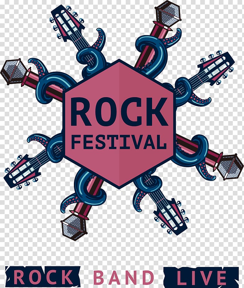 Rock music Guitar Poster, rock style concert transparent background PNG clipart
