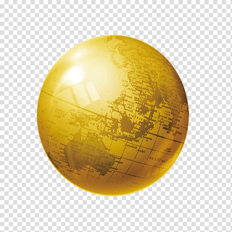 Earth Finance Investment Money, Golden Earth transparent background PNG clipart
