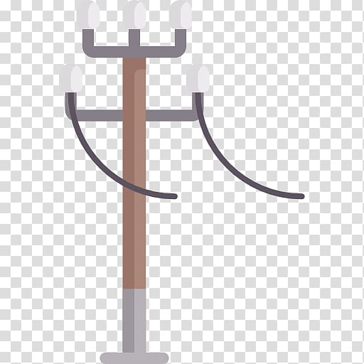 Utility pole Electricity Computer Icons Electric utility Electric power transmission, electric pole transparent background PNG clipart