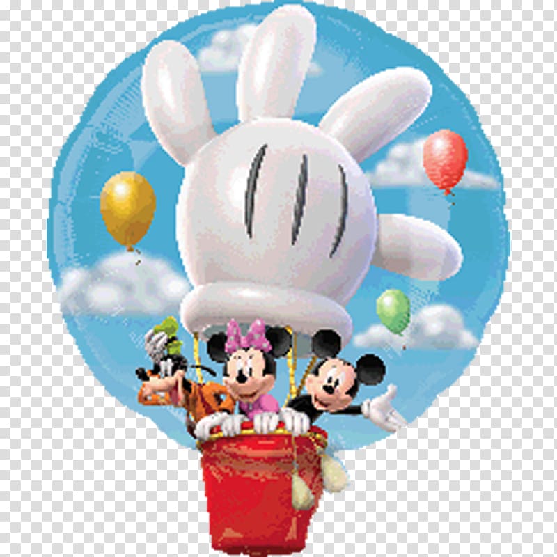 Mickey Mouse Minnie Mouse Hot air balloon Goofy, mickey hot air balloon coloring pages transparent background PNG clipart