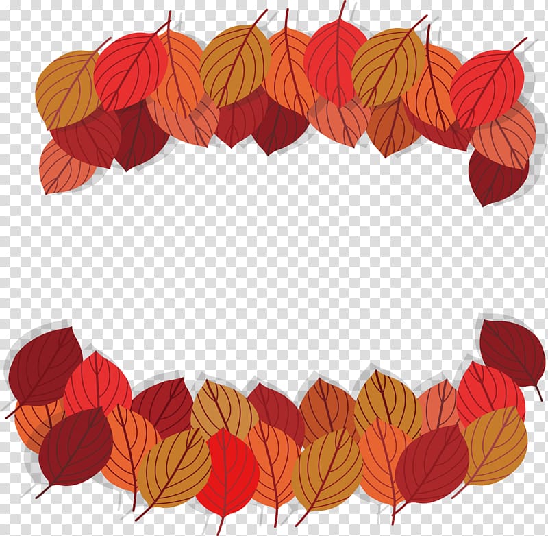 of orange and brown leaves , Beautiful red autumn leaves transparent background PNG clipart