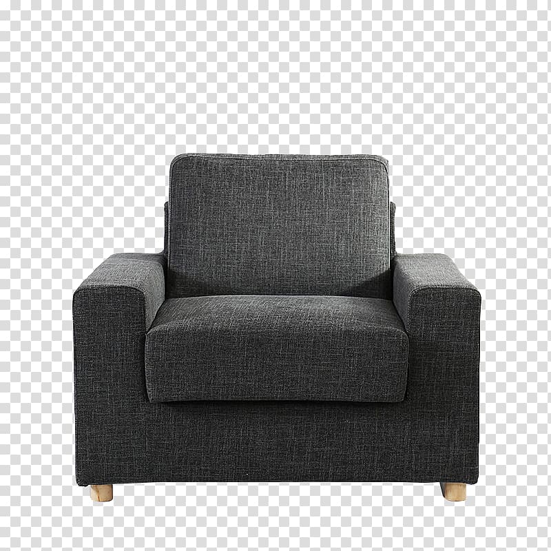 Table Loveseat Couch Chair Furniture, Gray Armchair transparent background PNG clipart