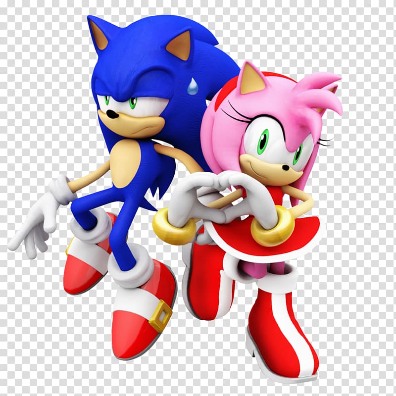 Sonic the Hedgehog Sonic Mania Knuckles the Echidna Amy Rose Valentine\'s Day, Sonic transparent background PNG clipart
