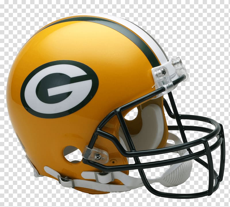 yellow and green Gators NFL helmet, Green Bay Packers Helmet transparent background PNG clipart